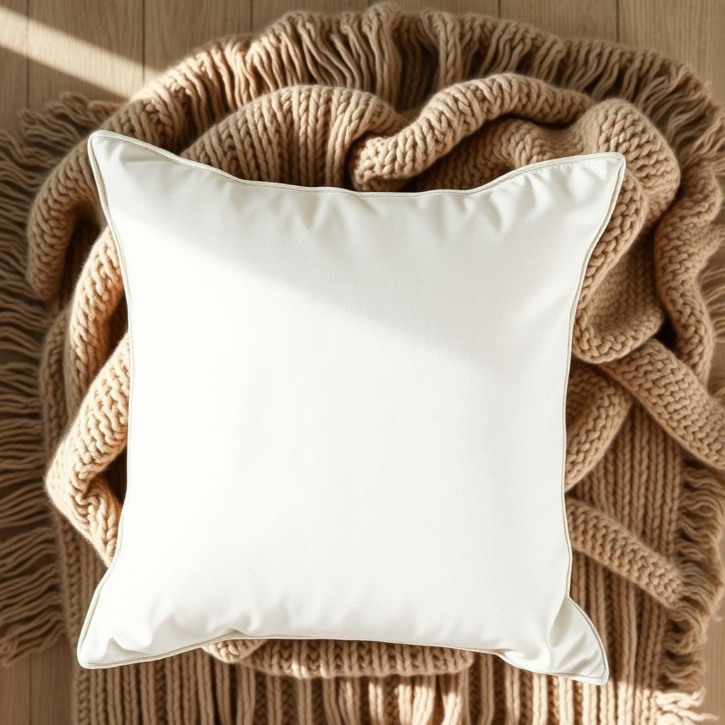 Coussin lin personnalisé
